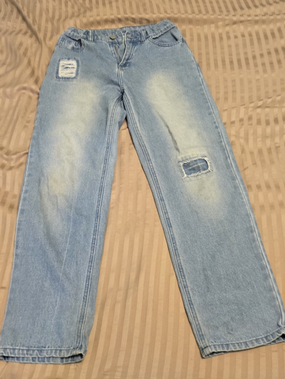 Epic Threads Light Blue Distressed Kids Jeans
